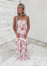 Load image into Gallery viewer, Sweet Emotion Floral Strapless Maxi