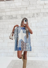 Load image into Gallery viewer, Desert Wanderer Star Patchwork Boho Tunic Top