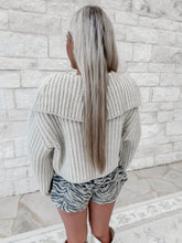 Load image into Gallery viewer, Harley Natural Collared Sweater Pullover