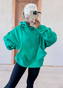 Everything I Need Oversized Hoodie - Kelly Green