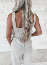 Load image into Gallery viewer, Can You Keep Up Washed Cami Jumpsuit - Ash
