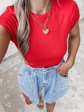 Load image into Gallery viewer, Under The Tide Wide Leg Denim Shorts