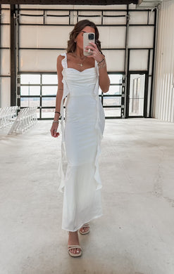 Bride To Be Frill Maxi