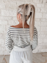 Load image into Gallery viewer, The Clear Choice Striped Bodysuit