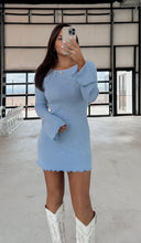 Load image into Gallery viewer, Destin Drives Blue Mini Dress