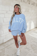Load image into Gallery viewer, Salty Ditsy Crop Crewneck Sweatshirt &amp; Sweat Short Set