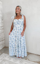 Load image into Gallery viewer, Pretty In Paradise Blue Floral Maxi