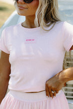 Load image into Gallery viewer, CK²  On Repeat Baby Tee - Light Pink