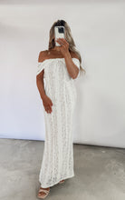 Load image into Gallery viewer, The Way I See It Off The Shoulder Lace Maxi Dress - Cream