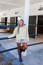 Load image into Gallery viewer, Ray of Sunshine Fuzzy Knit Button Down Boxy Cardigan Sweater