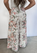 Load image into Gallery viewer, Loving This Part Washed Floral Wide Leg Pants