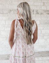 Load image into Gallery viewer, Remember The Details Tie Strap Tiered Midi Dress