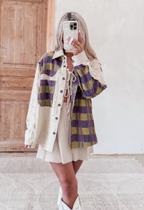 Cute Memories Plaid Jacket