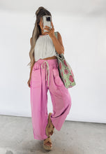 Load image into Gallery viewer, Here We Go Balloon Shaped Washed Terry Pants