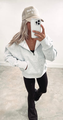 Out & About Hooded Half Zip Sweatshirt