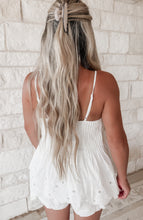 Load image into Gallery viewer, Slow Summer Embroidered Pintuck Top and Shorts Set