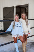 Load image into Gallery viewer, The Catch Knit Sweater Graphic Fish Print Pullover