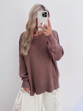 Bonfire Nights Brown Sweater