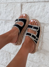 Load image into Gallery viewer, Heidi Black Sandals