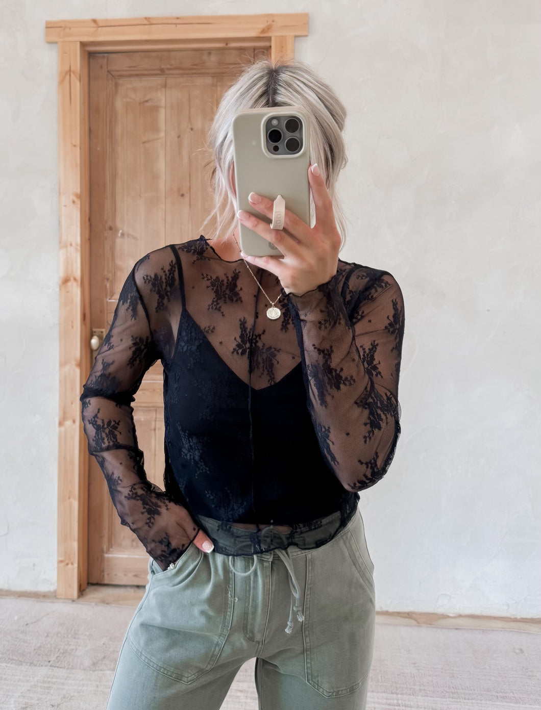 Secret Love Lace Layering Top