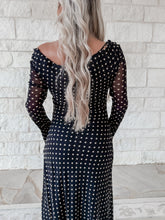 Load image into Gallery viewer, Mila Polka Dot Mesh Dress