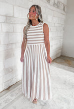 Load image into Gallery viewer, Make The Plans Striped Midi