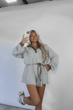 Load image into Gallery viewer, Line It Up Henley Romper