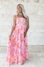 Load image into Gallery viewer, Sunset In Paradise Floral Maxi - Blush/Red
