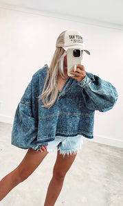 It’s A Girls Thing Denim Top