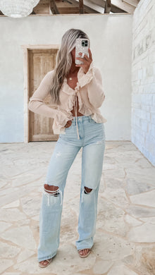 Sunny Plains High Rise Flare Jeans