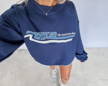 Load image into Gallery viewer, RESTOCK - Vintage WWJD Crewneck Sweatshirt - Navy