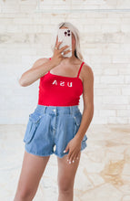 Load image into Gallery viewer, Let Freedom Ring Denim Shorts