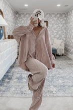 Load image into Gallery viewer, Making Memories Last Shimmer Button Down &amp; Pant Set