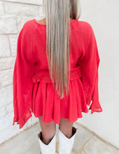 Load image into Gallery viewer, Day Dreaming Cotton Gauze Lace Ruffle Cropped Top &amp; Skort Set