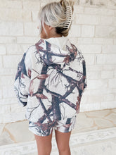 Load image into Gallery viewer, Keep It Authentic Camo Hoodie + Short Set - Cream Multi