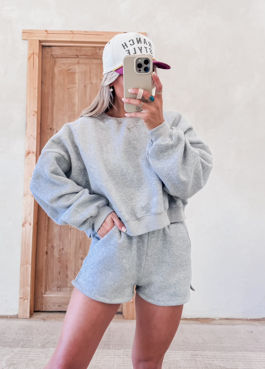 Winter Wish Cropped Sweatshirt