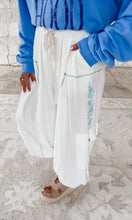 Load image into Gallery viewer, Exploring New Interests Embroidered Jogger Pants - Off White