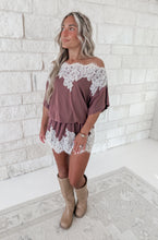 Load image into Gallery viewer, Time Well Spent Off Shoulder Lace Trim Dress