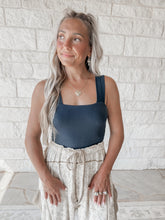 Load image into Gallery viewer, By My Side Square Line Tank - Forest Night