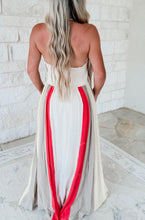 Load image into Gallery viewer, Sundaze Colorblock Open Back Halter Maxi