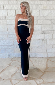 Sweet Elegance Strapless Maxi