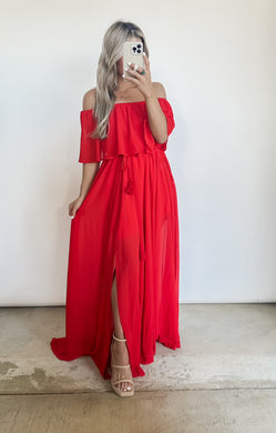 Sunset Sight Red Maxi