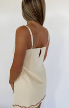 Load image into Gallery viewer, Punta Cana Calls Embroidered Linen Mini Dress