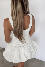 Load image into Gallery viewer, A Sense of Calm White Lace Bubble Mini Dress