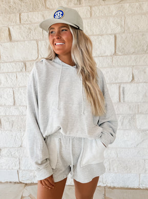 Lori Gray Knit Hoodie