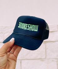 Load image into Gallery viewer, Smoke Show Navy Trucker Hat