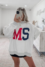 Load image into Gallery viewer, Mississippi/MS Reversible Mockneck Sweatshirt