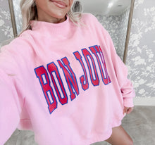 Load image into Gallery viewer, Paris/Bonjour Reversible Mockneck Sweatshirt