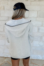 Load image into Gallery viewer, Cassidy Heather Gray Hooded Jacket