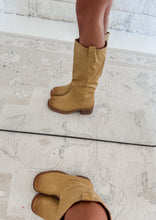 Load image into Gallery viewer, Jaime Casual Western Knee Boots - Banana
